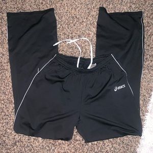 Black ASICS sweatpants